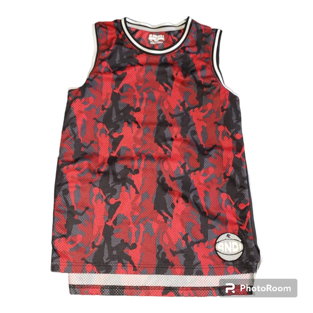 CT692 And1 Sleeveless Red & Black Athletic Women's Top XL